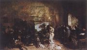 Gustave Courbet The Artist-s Studio oil on canvas